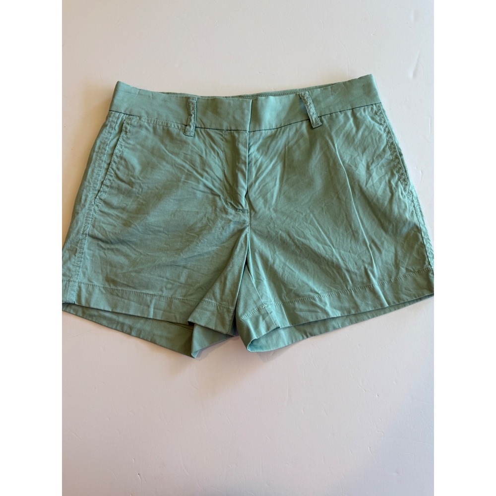 J.Crew Mint Green Chino Shorts Women Cotton Twill Summer Casual Pockets 00
